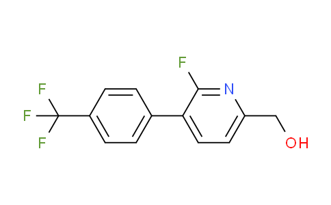 2-Fluoro-3-(4-(trifluoromethyl)phenyl)pyridine-6-methanol