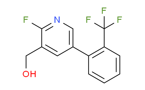 2-Fluoro-5-(2-(trifluoromethyl)phenyl)pyridine-3-methanol