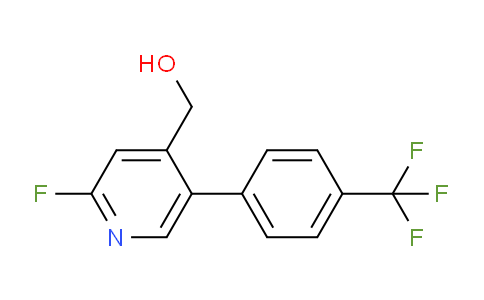 2-Fluoro-5-(4-(trifluoromethyl)phenyl)pyridine-4-methanol