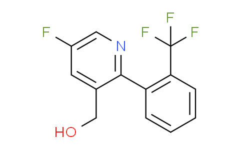 5-Fluoro-2-(2-(trifluoromethyl)phenyl)pyridine-3-methanol