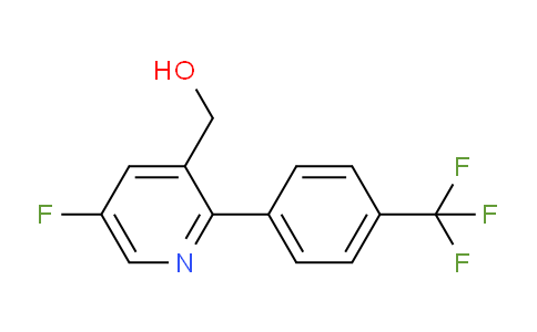 5-Fluoro-2-(4-(trifluoromethyl)phenyl)pyridine-3-methanol