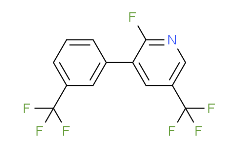 2-Fluoro-5-(trifluoromethyl)-3-(3-(trifluoromethyl)phenyl)pyridine