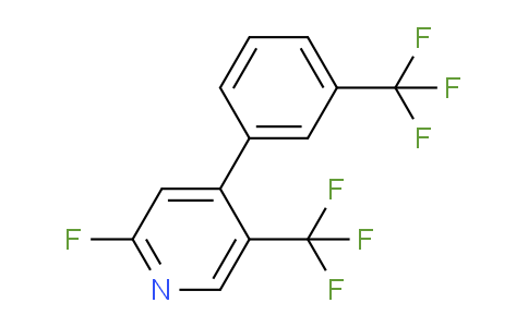2-Fluoro-5-(trifluoromethyl)-4-(3-(trifluoromethyl)phenyl)pyridine
