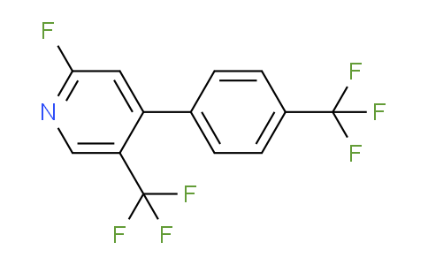 2-Fluoro-5-(trifluoromethyl)-4-(4-(trifluoromethyl)phenyl)pyridine