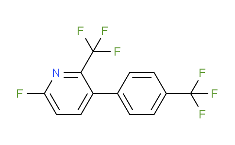 6-Fluoro-2-(trifluoromethyl)-3-(4-(trifluoromethyl)phenyl)pyridine