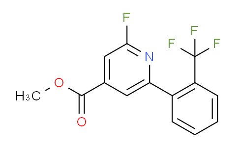 Methyl 2-fluoro-6-(2-(trifluoromethyl)phenyl)isonicotinate
