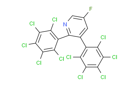 2,3-Bis(perchlorophenyl)-5-fluoropyridine