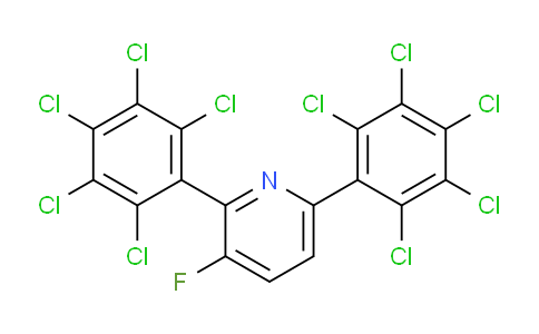 2,6-Bis(perchlorophenyl)-3-fluoropyridine