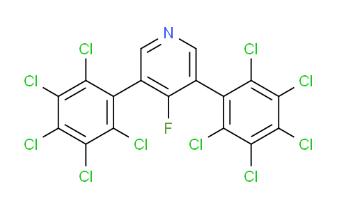 3,5-Bis(perchlorophenyl)-4-fluoropyridine