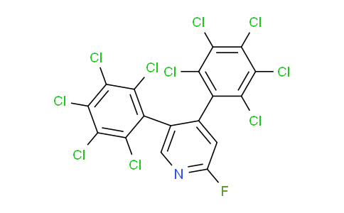 4,5-Bis(perchlorophenyl)-2-fluoropyridine