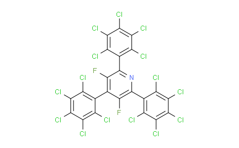3,5-Difluoro-2,4,6-tris(perchlorophenyl)pyridine