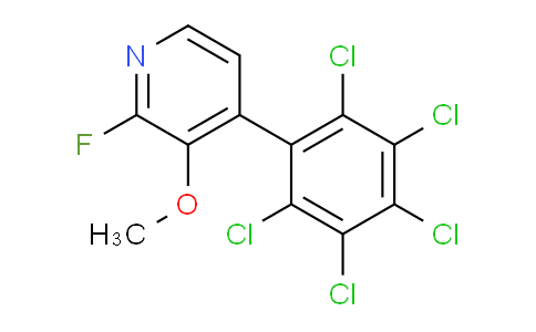 2-Fluoro-3-methoxy-4-(perchlorophenyl)pyridine