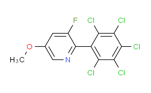 AM80806 | 1361519-28-9 | 3-Fluoro-5-methoxy-2-(perchlorophenyl)pyridine