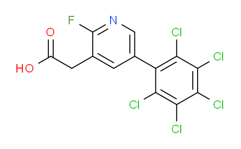 AM80860 | 1361523-33-2 | 2-Fluoro-5-(perchlorophenyl)pyridine-3-acetic acid