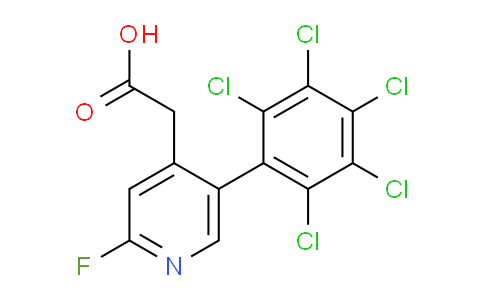 AM80861 | 1361558-29-3 | 2-Fluoro-5-(perchlorophenyl)pyridine-4-acetic acid