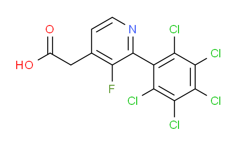 AM80864 | 1361486-81-8 | 3-Fluoro-2-(perchlorophenyl)pyridine-4-acetic acid