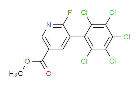 AM80938 | 1361516-58-6 | Methyl 6-fluoro-5-(perchlorophenyl)nicotinate