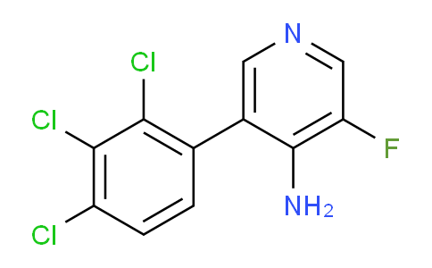 4-Amino-3-fluoro-5-(2,3,4-trichlorophenyl)pyridine