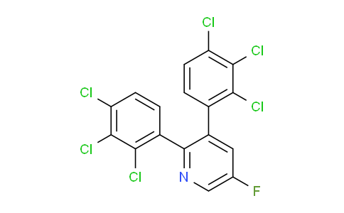 2,3-Bis(2,3,4-trichlorophenyl)-5-fluoropyridine