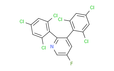 2,3-Bis(2,4,6-trichlorophenyl)-5-fluoropyridine