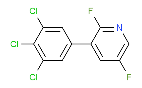 2,5-Difluoro-3-(3,4,5-trichlorophenyl)pyridine