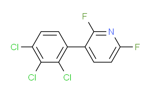 2,6-Difluoro-3-(2,3,4-trichlorophenyl)pyridine