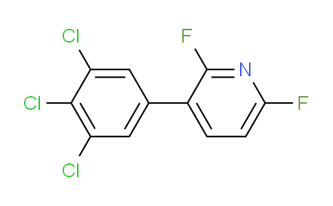 2,6-Difluoro-3-(3,4,5-trichlorophenyl)pyridine