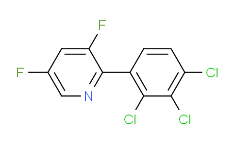 3,5-Difluoro-2-(2,3,4-trichlorophenyl)pyridine