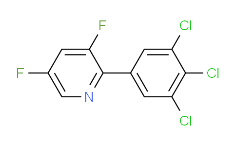 3,5-Difluoro-2-(3,4,5-trichlorophenyl)pyridine