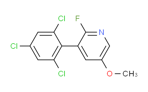 AM81076 | 1361530-26-8 | 2-Fluoro-5-methoxy-3-(2,4,6-trichlorophenyl)pyridine