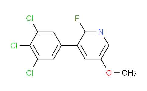 AM81077 | 1361675-06-0 | 2-Fluoro-5-methoxy-3-(3,4,5-trichlorophenyl)pyridine