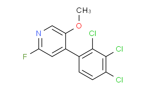 AM81078 | 1361561-27-4 | 2-Fluoro-5-methoxy-4-(2,3,4-trichlorophenyl)pyridine