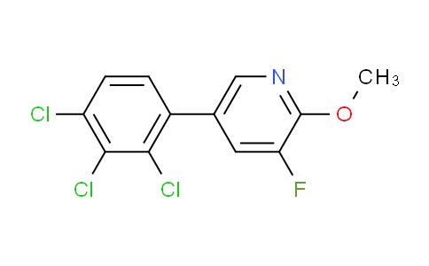 AM81089 | 1361667-87-9 | 3-Fluoro-2-methoxy-5-(2,3,4-trichlorophenyl)pyridine