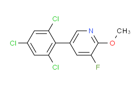 AM81090 | 1361551-99-6 | 3-Fluoro-2-methoxy-5-(2,4,6-trichlorophenyl)pyridine