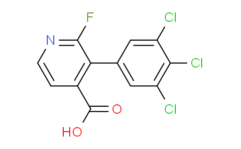2-Fluoro-3-(3,4,5-trichlorophenyl)isonicotinic acid