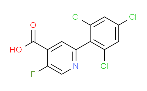 5-Fluoro-2-(2,4,6-trichlorophenyl)isonicotinic acid