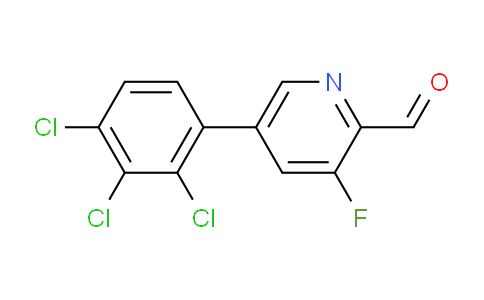 AM81182 | 1361595-28-9 | 3-Fluoro-5-(2,3,4-trichlorophenyl)picolinaldehyde