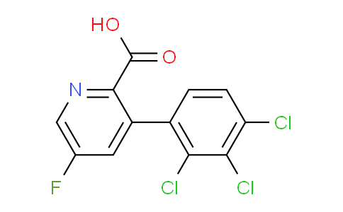 5-Fluoro-3-(2,3,4-trichlorophenyl)picolinic acid