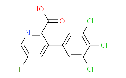 5-Fluoro-3-(3,4,5-trichlorophenyl)picolinic acid