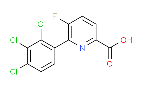 5-Fluoro-6-(2,3,4-trichlorophenyl)picolinic acid