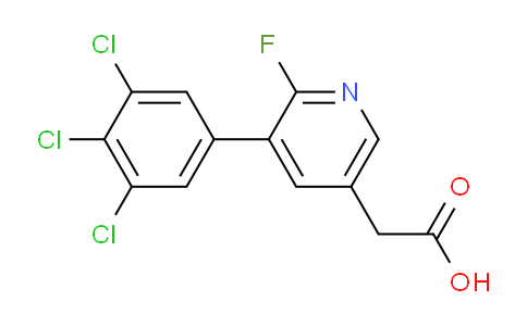 AM81254 | 1361603-62-4 | 2-Fluoro-3-(3,4,5-trichlorophenyl)pyridine-5-acetic acid