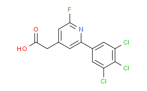 AM81267 | 1361468-64-5 | 2-Fluoro-6-(3,4,5-trichlorophenyl)pyridine-4-acetic acid