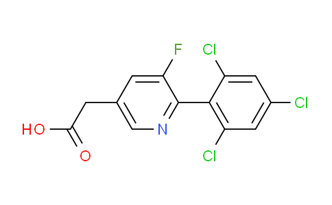 AM81272 | 1361669-48-8 | 3-Fluoro-2-(2,4,6-trichlorophenyl)pyridine-5-acetic acid