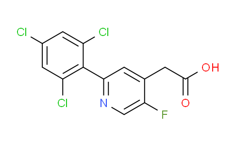 AM81289 | 1361590-16-0 | 5-Fluoro-2-(2,4,6-trichlorophenyl)pyridine-4-acetic acid