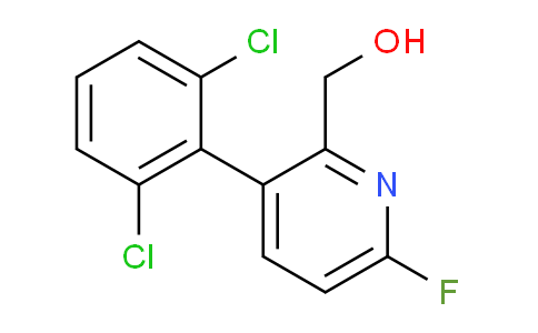3-(2,6-Dichlorophenyl)-6-fluoropyridine-2-methanol
