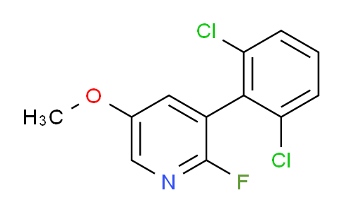 AM81303 | 1361691-16-8 | 3-(2,6-Dichlorophenyl)-2-fluoro-5-methoxypyridine