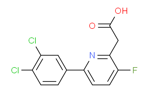 AM81322 | 1361608-86-7 | 6-(3,4-Dichlorophenyl)-3-fluoropyridine-2-acetic acid