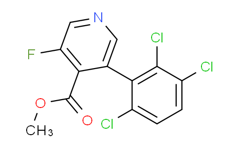 Methyl 3-fluoro-5-(2,3,6-trichlorophenyl)isonicotinate