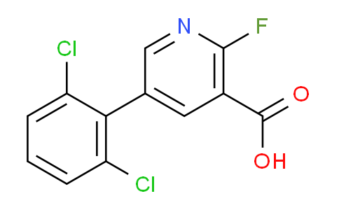 AM81406 | 1361605-61-9 | 5-(2,6-Dichlorophenyl)-2-fluoronicotinic acid
