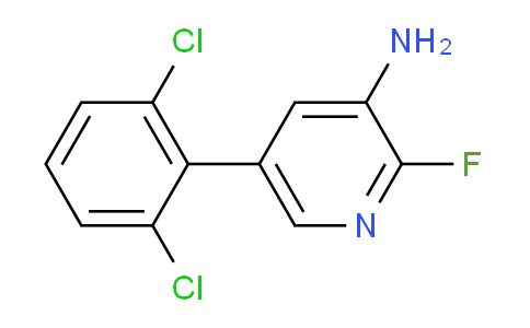 3-Amino-5-(2,6-dichlorophenyl)-2-fluoropyridine